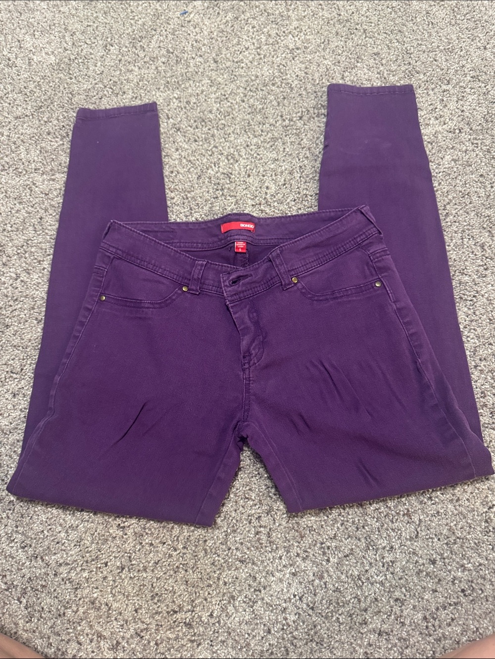 BONGO Deep Purple Women's Skinny Jeans